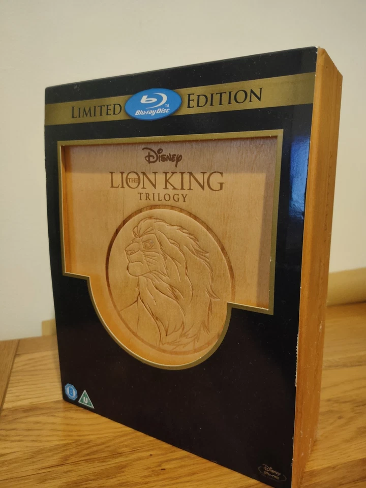 Disney The Lion King Trilogy Blu-ray Wooden Box Set Limited Edition - Image 1 of 4