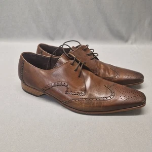 Jeffery West Black Line Brown Shoes - Size 8 UK - Picture 1 of 16