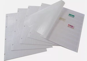 SAFE 118 Hojas blancas utilizables en ambos lados con tiras de pergamino  - Imagen 1 de 1