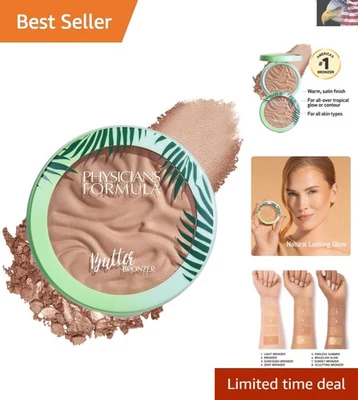 Bronceador de mantequilla Silky Glow Murumuru - Fórmula suave y probada por dermatólogos Foto 1 de 4
