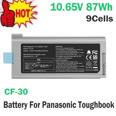 ✅Substitua a bateria CF-VZSU46 para Panasonic Toughbook CF-30 CF-31 CF-53 CF-VZSU46AU - Imagem 1 de 4