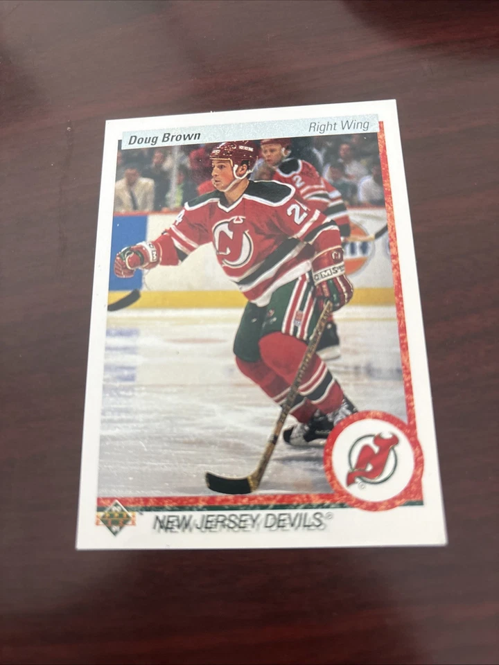 1990-91 Upper Deck #159 Doug Brown New Jersey Devils NM-MINT - Image 1 of 1