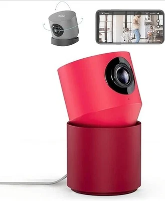 Cámara de seguridad interior Hoop inalámbrica HD con almacenamiento automático de clip de 10 segundos, Foto 1 de 4