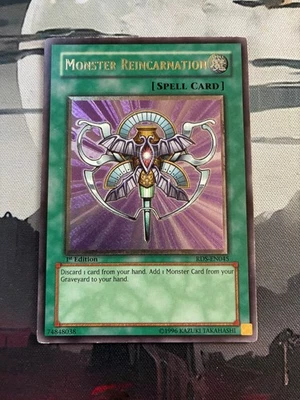 Monster Reincarnation RDS-EN045 Ultimate Rare 1st Edition ENGLISH (MP) - Image 1 of 2