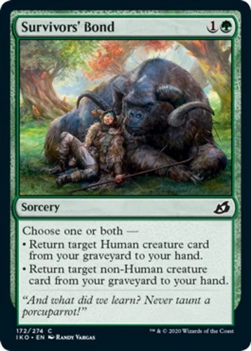 x1 Survivors' Bond - Ikoria: Lair of Behemoths - NM - MTG - Image 1 of 1