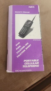 Vintage 1993 NEC Cell Phone Manual - Picture 1 of 2