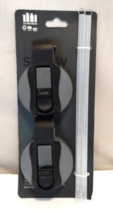 Black Gray Wide Mouth Sports Water Bottles Lids Straws Hydro Flask BPA Free - Picture 1 of 7