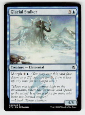 Khans of Tarkir #41 Glacial Stalker - Image 1 of 2
