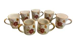 Lot Vintage Stonecrest Mugs Plum Blossom 901 & 701 Korea Excellent Condition - Picture 1 of 7