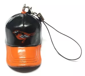 BALTIMORE ORIOLES CAP HAT DANGLER MINI 2" LONG NEW LICENSED MLB CHARM ORNAMENT - Picture 1 of 2