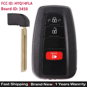 FOR 2022-2023 TOYOTA 4RUNNER 3 BUTTON REMOTE SMART KEY FOB HYQ14FLA 8990H-35010 - Picture 1 of 7