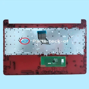 Appuie-tête rouge pour ordinateur portable HP 15-BS 15-BW 15-BS020WM neuf avec clavier surface mate - Photo 1/4