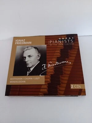 Ignaz Friedman CD 1999 2 Disc Set with Booklet Philips Import Germany and The UK - Image 1 of 4
