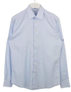 SUITSUPPLY Try On Slim Fit Formal Shirt Men's 42-7 / 16 1/2L Spread Neck Button - Picture 1 of 12