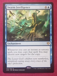 Magic The Gathering COMMANDER 2020 C20 SWARM INTELLIGENCE blue card MTG - Picture 1 of 2