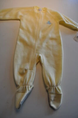Pijama Carter’s vintage de una pieza polar amarillo nuevo con etiquetas Foto 1 de 4