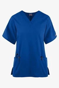 Cherokee Workwear V-Ausschnitt Scrub Top (4700) Galaxy Blue - Large - Bild 1 von 2