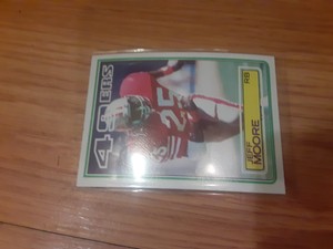 1983 Topps Jeff Moore Rookie EX #170 San Francisco 49ers football card 
