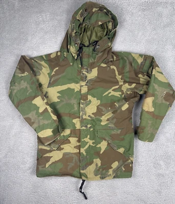 美国军用 Alpha Industries Woodland 冷天气外套 M 迷彩野战夹克  — 第 1/4 张图片