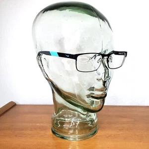 Nike 5574 018 Kids Eyeglasses Satin Black Hyper Jade Unisex Eye Wear Optical - Picture 1 of 11