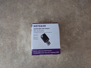 NETGEAR AC600 WI-FI USB 2.0 MINI ADAPTER FOR DESKTOP PC - BLACK ULB2-24 - Picture 1 of 5