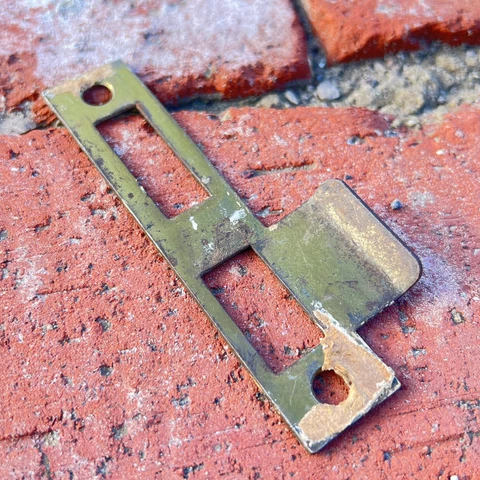 YALE 808 802 Mortise Lock 4” X 7/8” DOOR Jamb LATCH Strike Plate CATCH Box Keep Cover