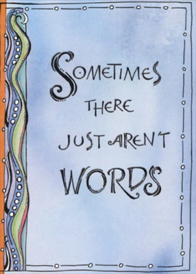 No Words Tree-Free Greetings Sympathy Card