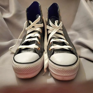 Converse Chuck Taylor All Star Women Lift Platform High Metallic Glitter Copper - Picture 1 of 15