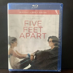 New Blu Ray DVD Digital Haley Lu Richardson Cole Sprouse Five Feet Apart - Picture 1 of 5
