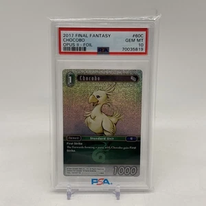 Final Fantasy Chocobo Opus II 2017 ¡Lámina PSA 10! - Imagen 1 de 4