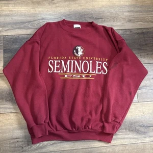 Vintage Florida State FSU Seminoles Crewneck Sweatshirt Herren Gr. 2XL USA *Flecken - Bild 1 von 9