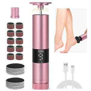 Electric Foot Callus Remover & Nail File - 2-in-1 Pedicure Foot File Kit with... - Picture 1 of 6
