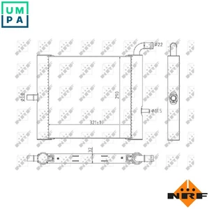 RADIATOR ENGINE COOLING 59176 FOR PT204 2.0L 204DTA 2.0L 4cyl 306DTPT306 3.0L - Picture 1 of 9
