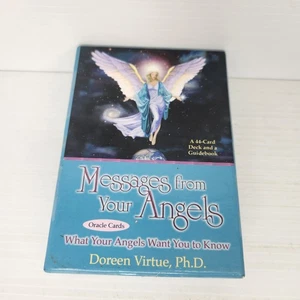 Tarot Oracle Doreen Virtue cards Messages From Your Angels 44 Cards, Guidebook - Picture 1 of 4
