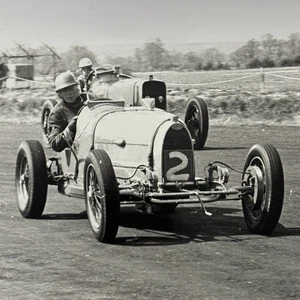 Bugatti Vintage Racing Photo Modern Print Photograph Motorsport - Picture 1 of 8