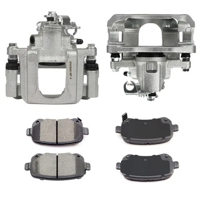 For 2008 2009 - 2012 DODGE GRAND CARAVAN Rear Brake Calipers Ceramic Pads Foto 1 de 4