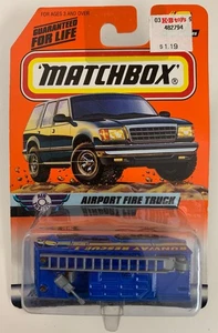 Camión de bomberos Matchbox 1998 aeropuerto 30782 nuevo en BP CHINA - Imagen 1 de 4