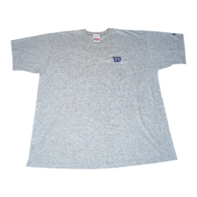 Camiseta Wilson Sportswear años 90 gris jaspeado bordada púrpura con logotipo de fútbol XL Foto 1 de 4