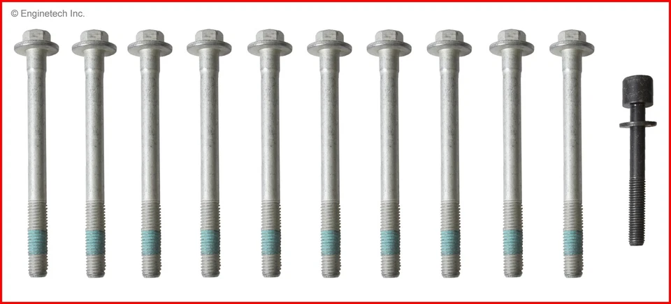 Juego de pernos de cabeza Enginetech - para un cilindro para Cadillac 376 | HB731 Foto 1 de 1