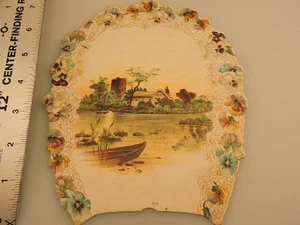 Vtg 1900's Die Cut Litho Store Advertising -T Shoemakers Drugs + Red Wing Mn 8" - Picture 1 of 2