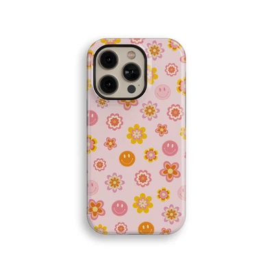 Flower Power Tough iPhone Case - Image 1 of 3