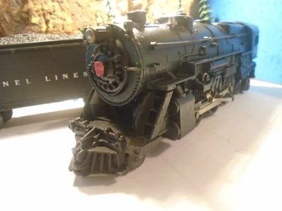 LIONEL 1950'S VTG 2-6-4 DIECAST  STEAM LOCO No 2025/6466W TENDER, RUNS   5-125-5 - Image 1 of 4