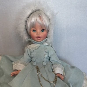 Muñeca vintage Furga Princesa Elisabetta 14" circa 1960-1970 enagua con cable - Imagen 1 de 14