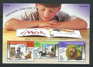 Nueva Zelanda 1999 Salud NIÑOS Librillos Hoja Miniatura Fino Usado - Imagen 1 de 1