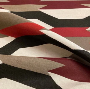 Remnant of Arc-Com Crescendo Ruby Sunbrella Upholstery Fabric - Picture 1 of 2