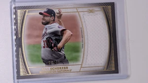 2021 Topps Definitive Collection Jumbo Relic /50 Max Scherzer #DJR-MSC - Picture 1 of 2