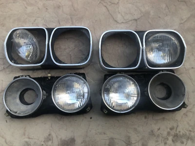 66 conjuntos de faros Oldsmobile biseles Cutlass F85 442 Olds T3 Vista Cruiser Foto 1 de 4