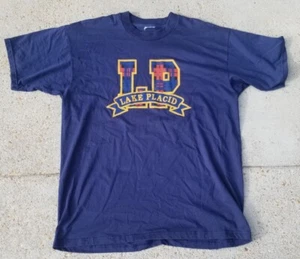 Camiseta para hombre Lake Placid Florida gráfica azul talla XL - Imagen 1 de 3