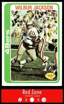 1978 Topps - #38 Wilbur Jackson EX - Image 1 of 2
