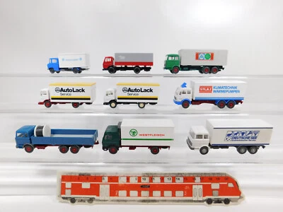 9X WIKING H0 1:87 LKW MB/MERCEDES: DS+STULZ+AUTOLACK+WESTFLEISCH Ecc #CG446-0,5 - Immagine 1 di 4